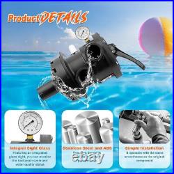 For Hayward SP0714T VariFlo XL Top Mount Multiport Valve Part, 1.5 Inch Plumbing For Hayward SP0714T VariFlo XL Top Mount Multiport Valve Part, 1.5 Inch Plumbing