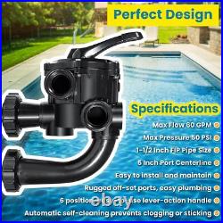 For Hayward SPX0710X32 Multiport Valve Side Mount S200 S240 Sand Filter 1.5 Inch