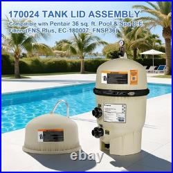 For PENTAIR 320 SqFt Clean and Clear Tank Lid Assembly 170024 For PENTAIR 320 SqFt Clean and Clear Tank Lid Assembly 170024