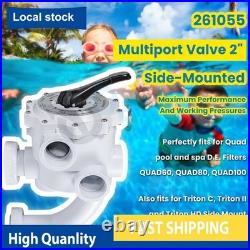 For Pentair 261055 2 Inch Multiport Valve for Triton II Sand & Quad D. E. Filters