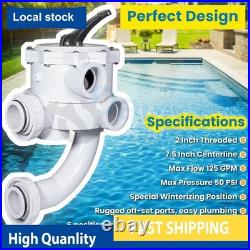 For Pentair 261055 2 Inch Multiport Valve for Triton II Sand & Quad D. E. Filters