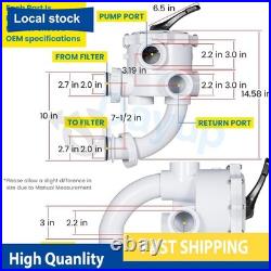 For Pentair 261055 2 Inch Multiport Valve for Triton II Sand & Quad D. E. Filters