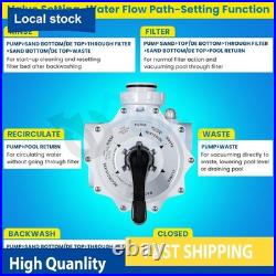 For Pentair 261055 2 Inch Multiport Valve for Triton II Sand & Quad D. E. Filters