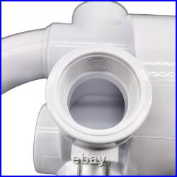 For Pentair 261055 Multiport Valve Triton Quad D. E. Filters WHITE