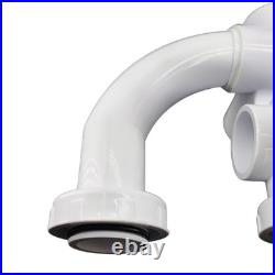 For Pentair 261055 Multiport Valve Triton Quad D. E. Filters WHITE