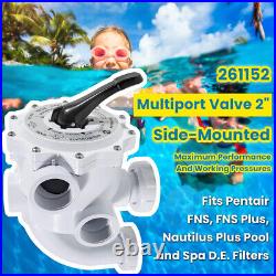 For Pentair 261152 2 Threaded Multiport Valve FNS Nautilus Plus Sand DE Filters
