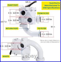 For Pentair 261152 Multiport Valve Kit 2 for FNS, FNS Plus Filters