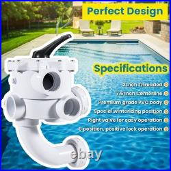 For Pentair 2 Multiport Valve 261152 FNS FNS Plus NSP Pool Spa D. E. Filters
