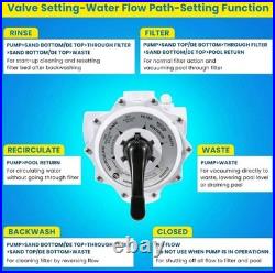 For Pentair 2 Multiport Valve 261152 FNS FNS Plus NSP Pool Spa D. E. Filters
