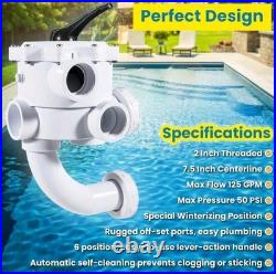 For Pentair 2 Multiport Valve 261152 FNS FNS Plus NSP Pool Spa D. E. Filters