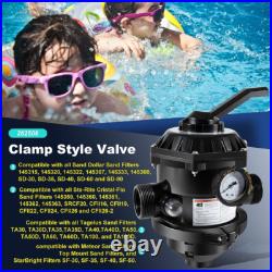 For Pentair Multiport 1.5 Inch Top Mount Backwash Valve Sand Filter 262506