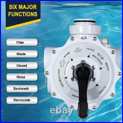 For Pentair Triton II Sand & Quad D. E. Filters 261055 2 Inch Multiport Valve