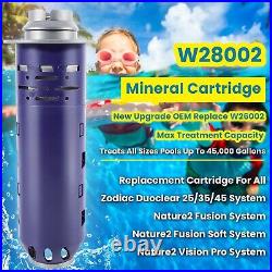 For Zodiac Nature2 Duoclear Fusion Mineral Cartridge 45000 Gallons W28002 W26002