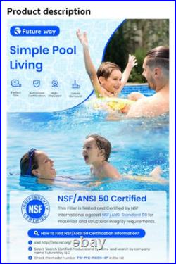 Future Way C4030 Pool Filter Cartridge Replacement For Hayward SwimClear 4-Pack