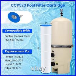 Future Way CCP520 Replace PCC130 Pool Filter Cartridge SwimClear 4-Pack Future Way CCP520 Replace PCC130 Pool Filter Cartridge SwimClear 4-Pack