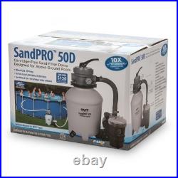 GAME Game SandPro 50D Above Ground Pool Pump and Sand Filter Kit 4710