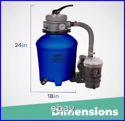 GAME SandPRO 50D 0.5HP Pool Filter System for Above Ground Pools 24x18 GAME SandPRO 50D 0.5HP Pool Filter System for Above Ground Pools 24x18