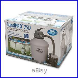 Game SandPRO 75 Above Ground Pool Pump + Sand Filter 75D 4511 Intex Comp