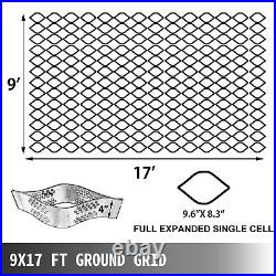 Geo Grid Ground Grid Geo Cell Grid 9x17ft Gravel Geo Grid 4Inch High Gravel Grid