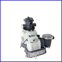 Great Swimming Pool Sand Filter Ground Cartridge Pump System Water Filtration