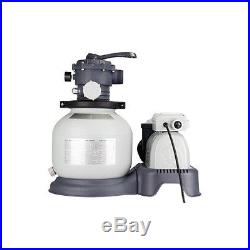 Great Swimming Pool Sand Filter Ground Cartridge Pump System Water Filtration