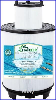 HANXER 500 Sq. Ft Pool Filter Cartridge Replaces S8M500 Inner & Outer 1 Set