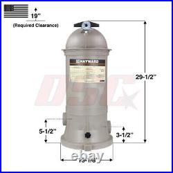 HAYWARD C900 Star-Clear Plus 90 sq. Ft. Cartridge Pool Filter with 1-1/2 FIP