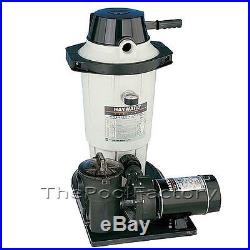HAYWARD EC-40 PERFLEX D. E. Above Ground Swimming Pool Filter System with1HP Pump
