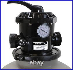 HEAVY DUTY Compact Swimming Pool Sand Filter Pump Motor System In Above Ground