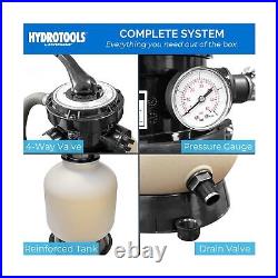 HYDROTOOLS BY SWIMLINE Pool Sand Filter Pump For Above Ground & Inground Pool