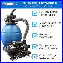 HYDROTOOLS by Swimline Sand Filter Combo with Stand