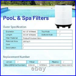 Hanxer HX300-New Pool Filter Cartridge Set Sta-Rite System 3 S7M120 300 Sq. Ft