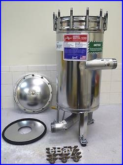Harmsco Stainless Steel Heavy Duty Housing Commercial Pool Filter HUR 90 HP