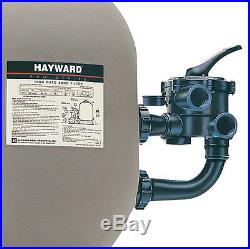 Hayward 24 Inch Umbrella-Fold Self-Cleaning Pool Sand Filter Side Mount S244S