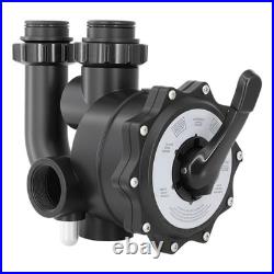 Hayward 2 Inch Pool Multiport Control Valve Sp0715xr50 Black
