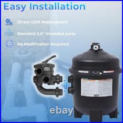 Hayward 2 Inch Pool Multiport Control Valve Sp0715xr50 Black