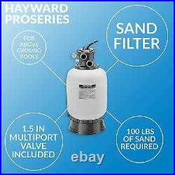 Hayward Above Ground Pool Pro Series 1HP Sand Filter Pump System (For Parts)