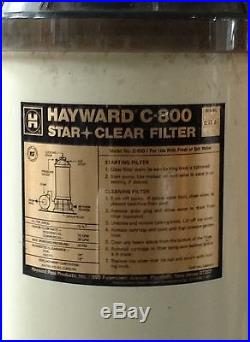 Hayward C-800 StarClear Pool Filter