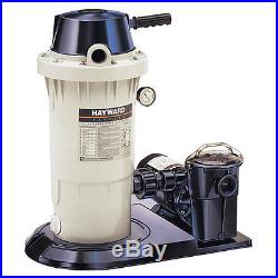 Hayward EC30 DE Filter System with pump EC301540ESNV For Aboveground Swimming Pool