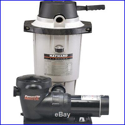 Hayward EC40C92S Above Ground Swimming Pool DE Filter System w/1 HP Pump