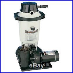 Hayward EC40C92S Above Ground Swimming Pool DE Filter System with1 HP Pump