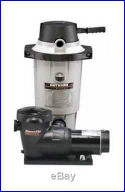 Hayward EC40C92S Above Ground Swimming Pool DE Filter System with1 HP Pump