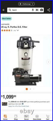 Hayward Perflex Extended Cycle D. E. Pool Filter With Powerflow Matrix Pump New Hayward Perflex Extended Cycle D. E. Pool Filter With Powerflow Matrix Pump New