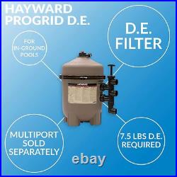Hayward ProGrid 60 Sq Ft High Capacity DE Filter for Large Pools & Spas, Brown Hayward ProGrid 60 Sq Ft High Capacity DE Filter for Large Pools & Spas, Brown
