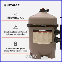 Hayward ProGrid 60 Sq Ft High Capacity DE Filter for Large Pools & Spas, Brown Hayward ProGrid 60 Sq Ft High Capacity DE Filter for Large Pools & Spas, Brown