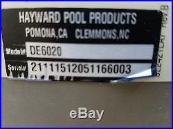 Hayward Pro-Grid DE6020 Vertical Grid Inground Swimming DE Pool Filter