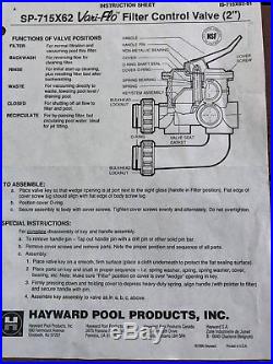 Hayward Pro Series High Rate Sand Filter with Vari-FLO Filter Control Valve