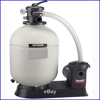 Hayward S166T92S Above Ground Swimming Pool Sand Filter w/1 HP Pump & S166T
