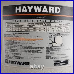 Hayward S210T Pool Sand Filter w Hayward Power-Flo Matrix Pump 1.5 HP 115 V 15 A