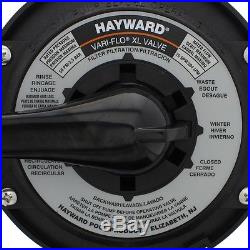 Hayward SP0714T Pro Series Vari-Flo Top-Mount Control Valve, Black, 1-1/2 FIP